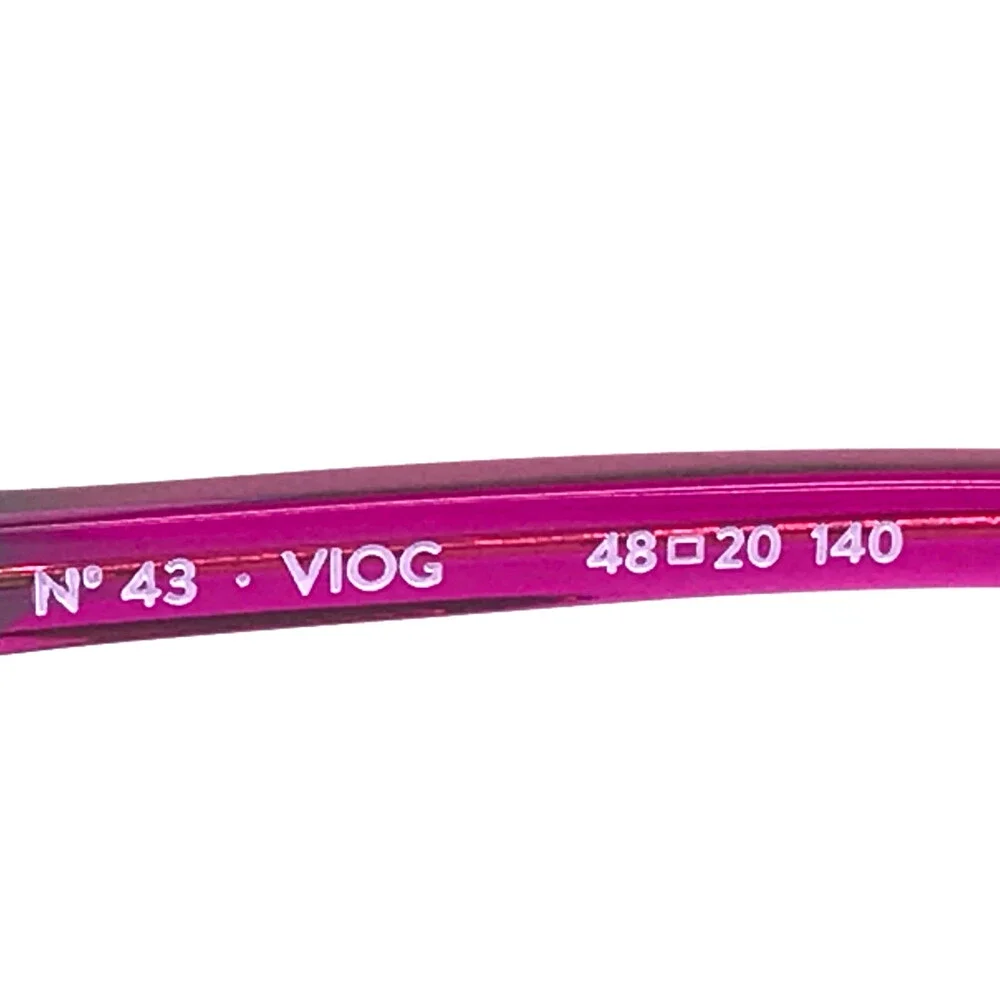 Etnia Barcelona Eyeglasses Frames CHROMA N43 VIOG Violet Orange 48-20-140